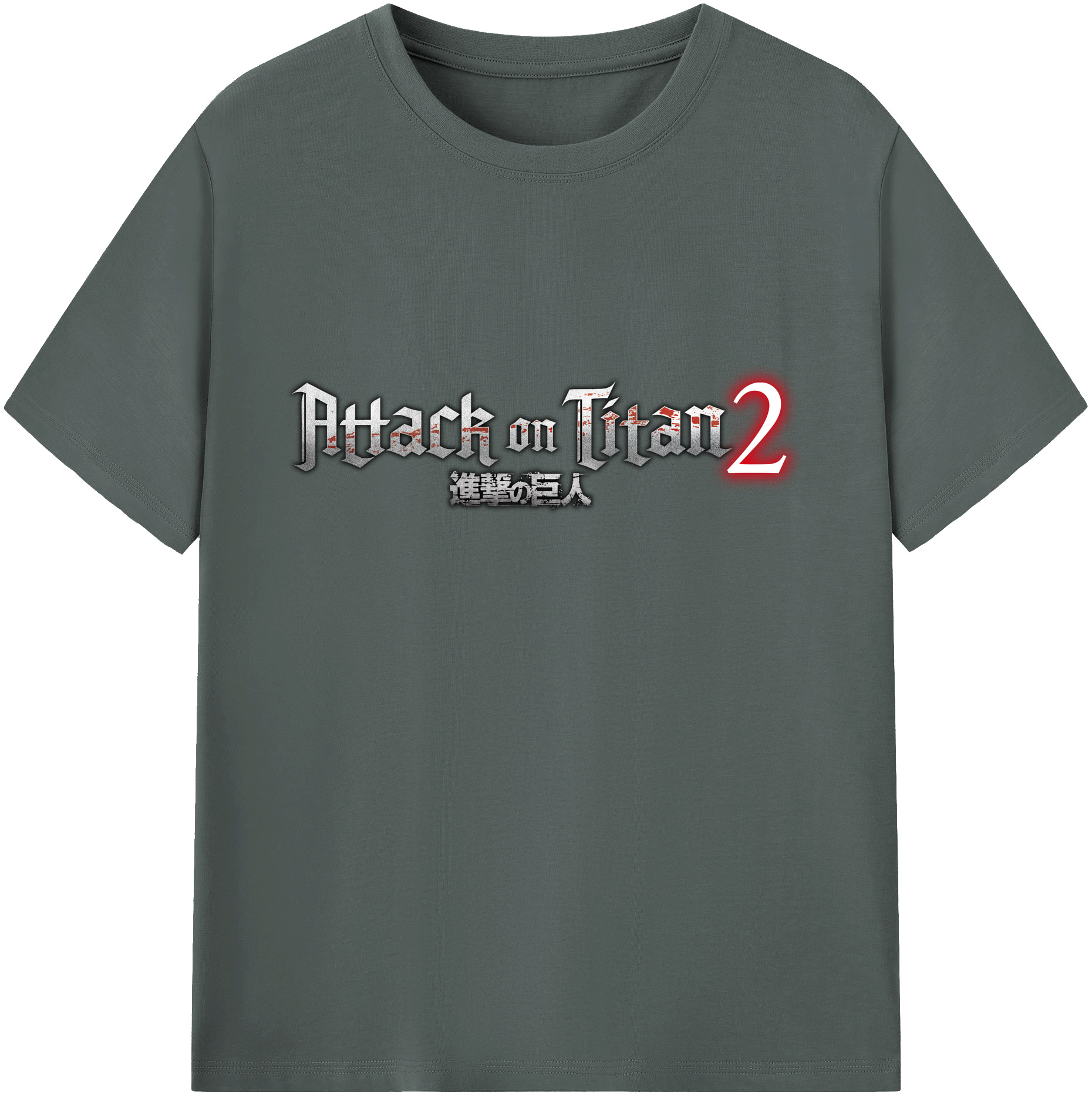 （画像用） 進撃の巨人 Attack on Titan 綿100％ メンズ半袖Tシャツ｜肌触りやわらか＆通気性